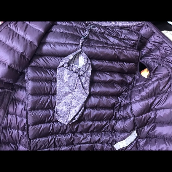 Purple Packable Down Vest Size M - Picture 5 of 8